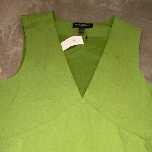 Banana Republic Green Shift Dress (Size 14) - Picture 1 of 4